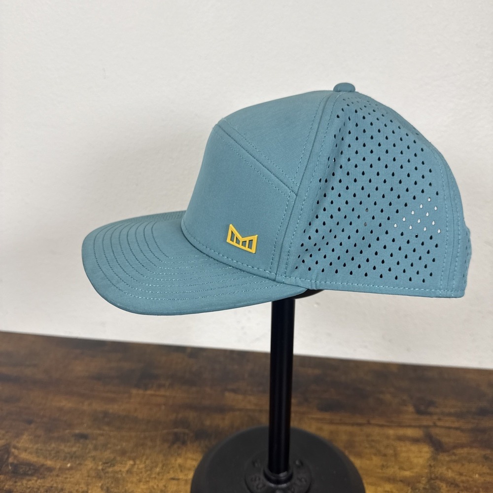 Melin Hydro Trenches North Seas Snapback Hat Men XL 60cm Green Performance